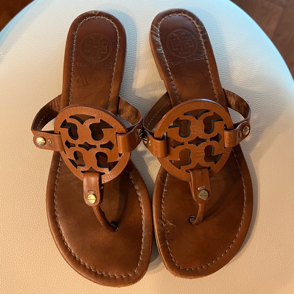 Tory Burch Miller Sandals - Leather